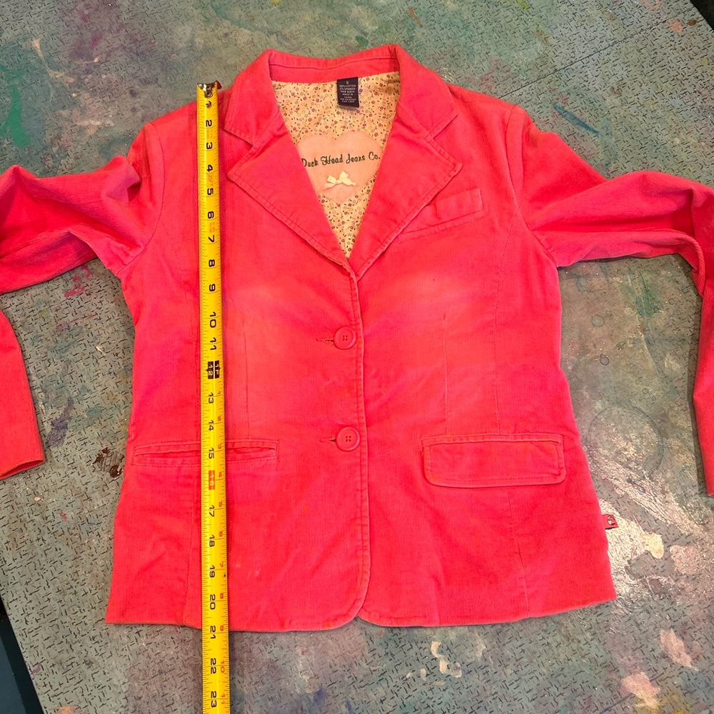 Rustic Pink Corduroy Jacket - Picture 12 of 13